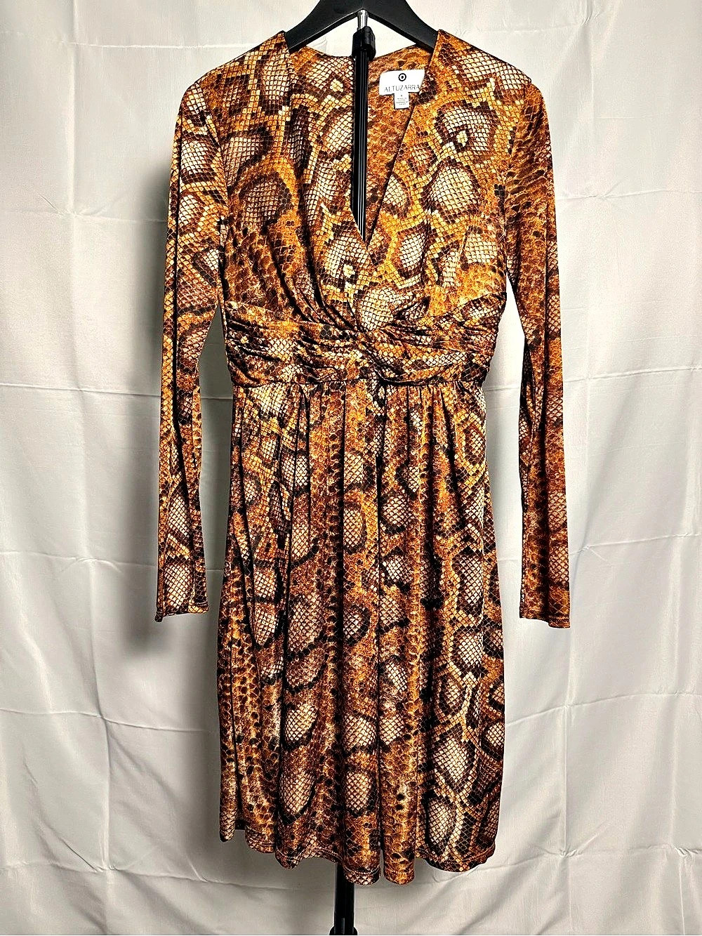 Altuzarra Snake Print Midi Dress Size 6 Like New